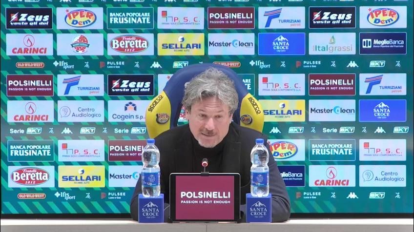 Stroppa: "Complimenti al Frosinone, noi bravi a sfruttare inerzia"