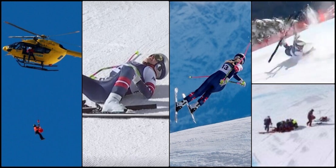 Vonn, il dramma e le urla: Cortina sotto shock, il terribile infortunio