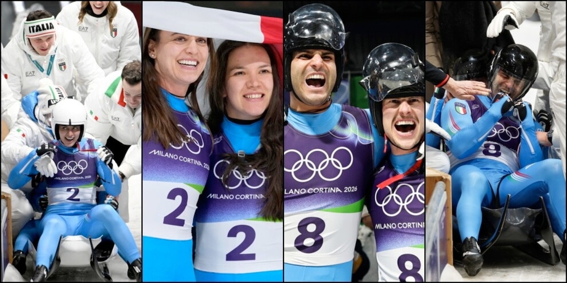 Pazzesca Italia, padrona a Milano-Cortina! Doppio oro nello slittino nel giro di un’ora