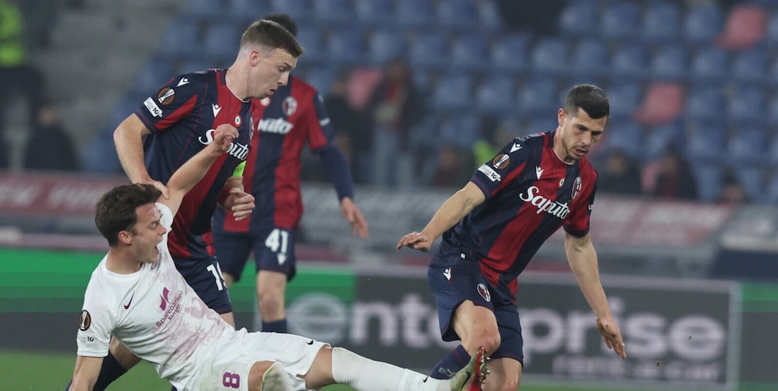 LIVE Bologna-Brann: espulso Sorensen, segui il match in tempo reale