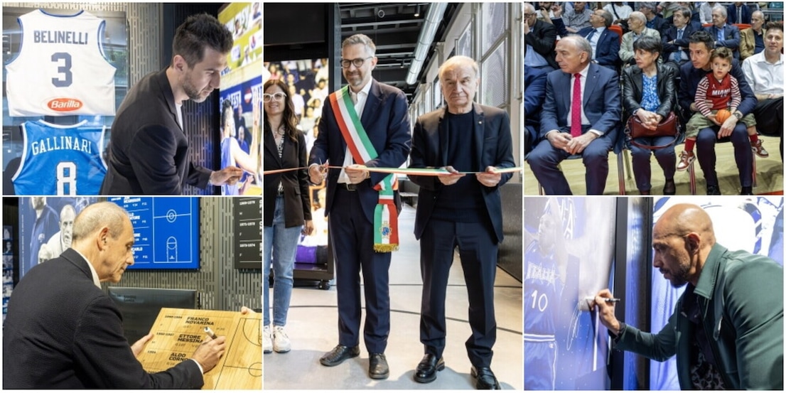 Museo del Basket Italiano: quanti ospiti per l'inaugurazione! Da Bargnani a Meneghin, passando per Petrucci