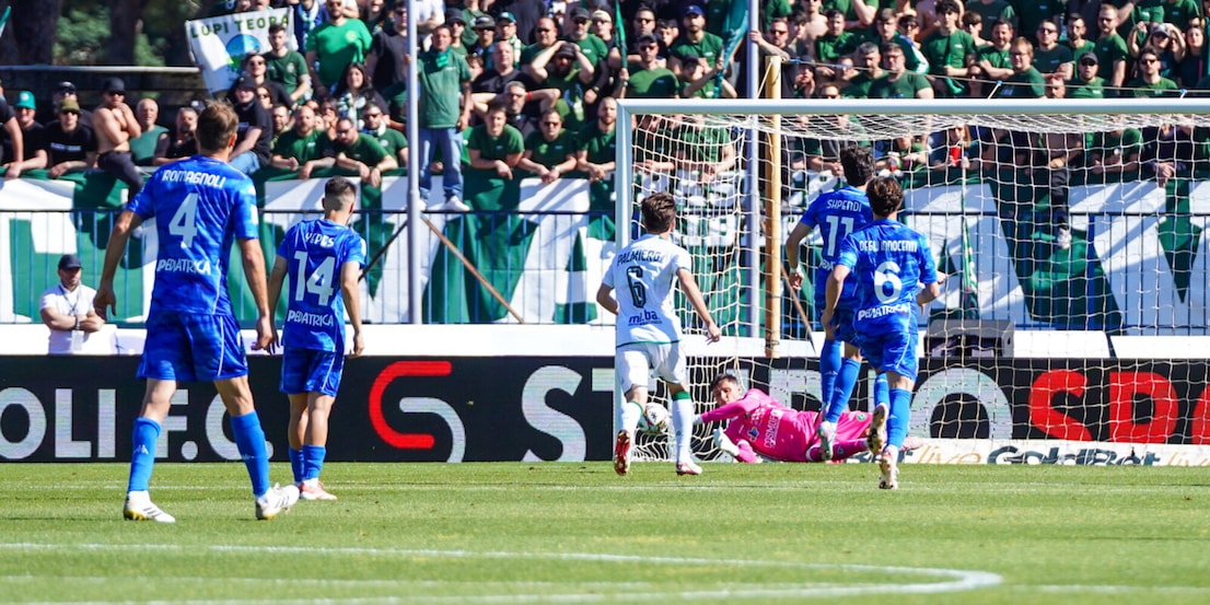 Juve, guarda che Daffara: para due rigori consecutivi a Empoli