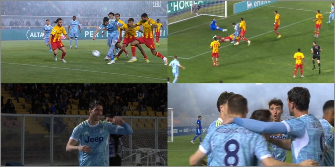 Che Vlahovic! Il gol del 9 Juve dopo undici secondi e l'esultanza