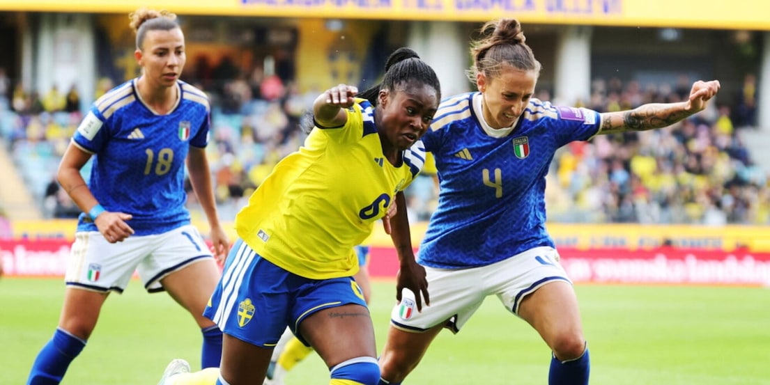 Italia, il Mondiale passa dai playoff: 2-2 in Svezia: le azzurre seconde nel girone