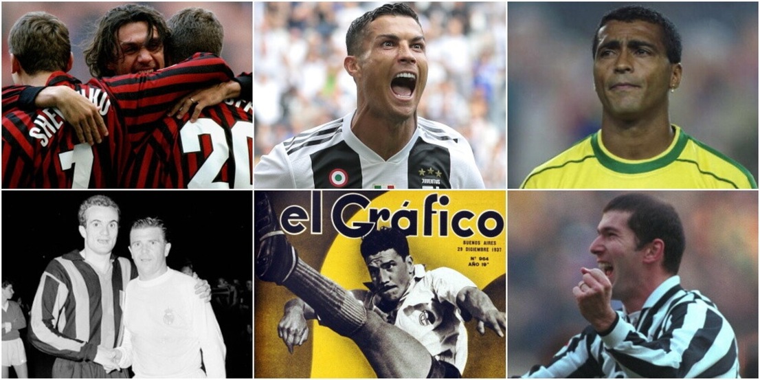 I 100 più grandi di sempre: la Juve è storia, ma alcuni verdetti fanno rumore