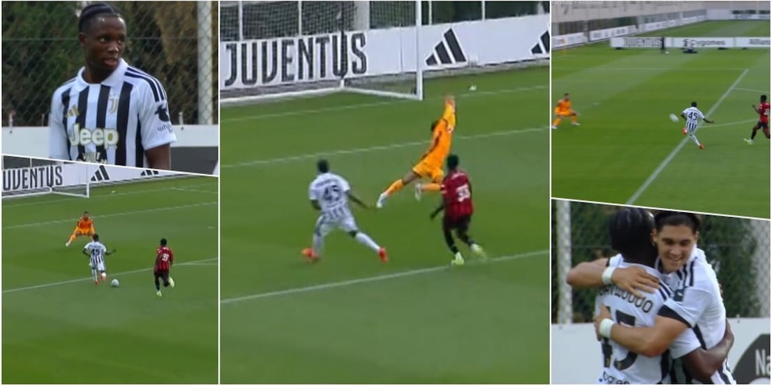 Oboavwoduo, il baby bomber Juve brilla col Nizza: sangue freddo e 2-0 col destro a giro
