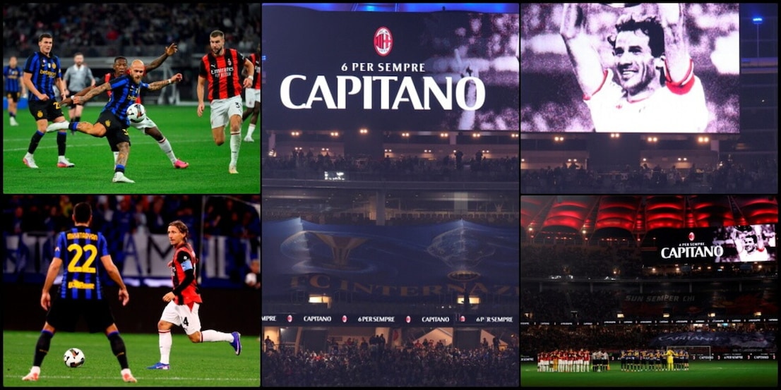 Baresi, il derby in Australia e il minuto di silenzio di Milan e Inter