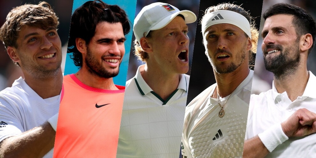Sinner sempre al comando, Zverev accorcia, Alcaraz torna terzo! Djokovic-Cobolli...: classifica Atp live
