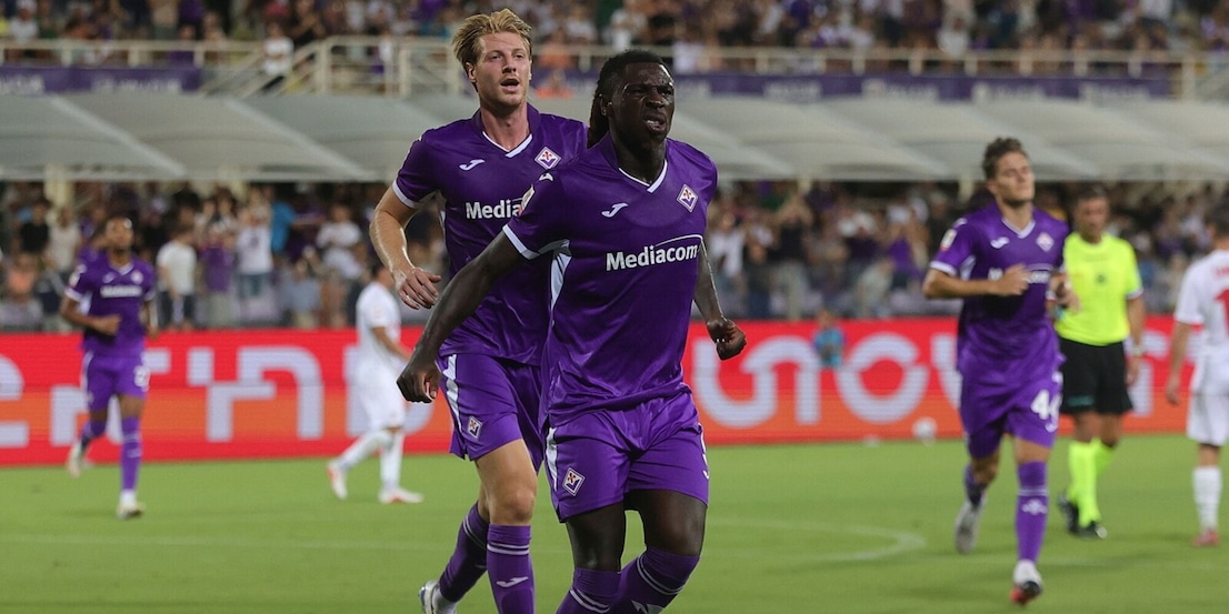 Fiorentina, Kean subito decisivo: che gol in Coppa Italia. Assist di Joao Mario
