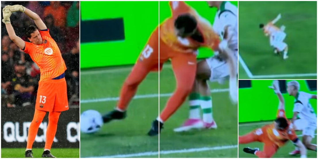 Szczesny, ma che fai! La papera dell’ex portiere Juve nel 7-2 del Barcellona