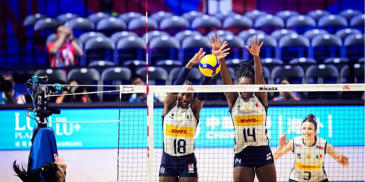 VNL: sesto successo per le azzurre contro la Thailandia