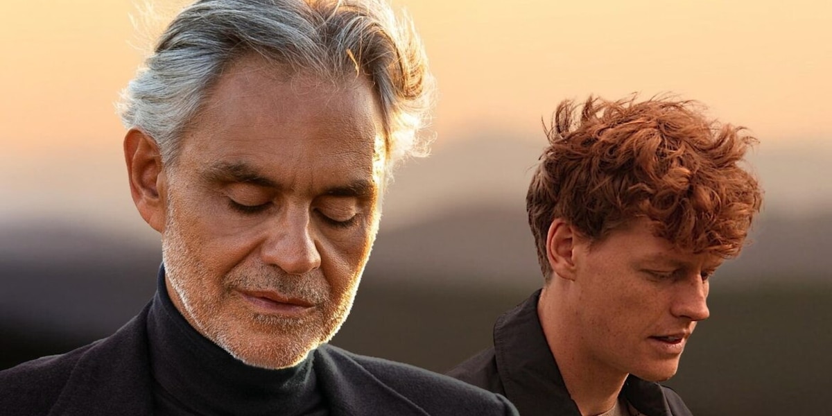 &quot;Polvere e gloria&quot;, l'inno alla vita nella voce di Bocelli e nei versi di Sinner