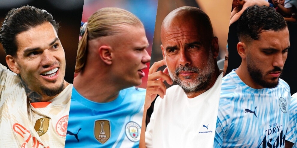 La formazione ufficiale del Manchester City di Guardiola contro la Juve: fuori Haaland e non solo