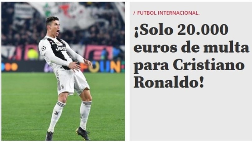 Ronaldo: la sentenza della UEFA non sorprende la stampa europea
