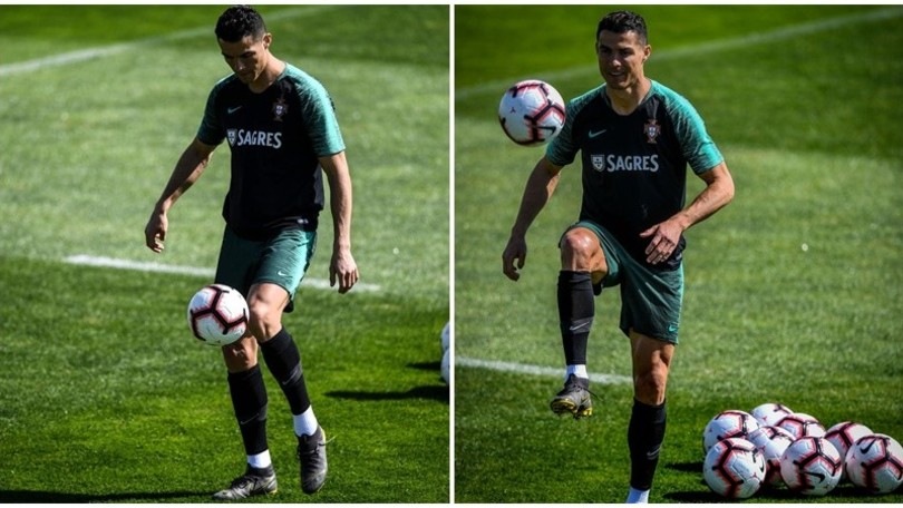 Portogallo: Cristiano Ronaldo scalda il piede in vista della Serbia