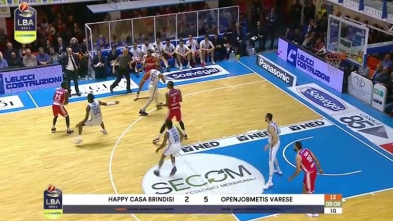 Happy Casa Brindisi-Openjobmetis Varese 81-77
