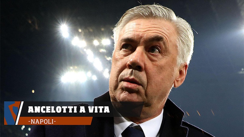 Napoli, De Laurentiis vuole Ancelotti a vita