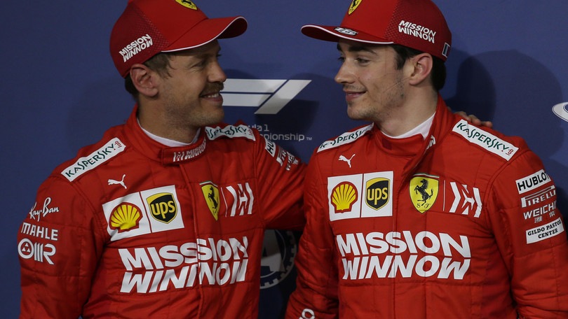 F1 Bahrain, Vettel: «Leclerc ha meritato, bene prima fila»