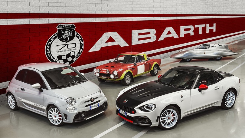 Abarth: lo Scorpione spegne 70 candeline