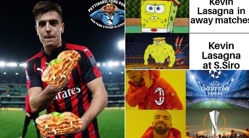 Lasagna punisce il Milan: il web non perdona i rossoneri
