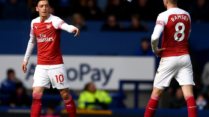 Premier, l'Arsenal cade con l'Everton: solo 45' per Ramsey