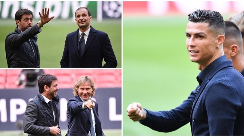 La Juve passeggia all'Amsterdam Arena: Agnelli e Nedved puntano su CR7
