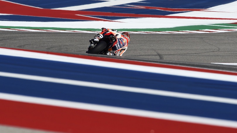 MotoGp Austin: dominio Marquez nelle quarte libere, Rossi 3°