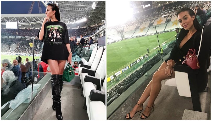 Georgina allo Stadium per Juve-Ajax: #finoallafine