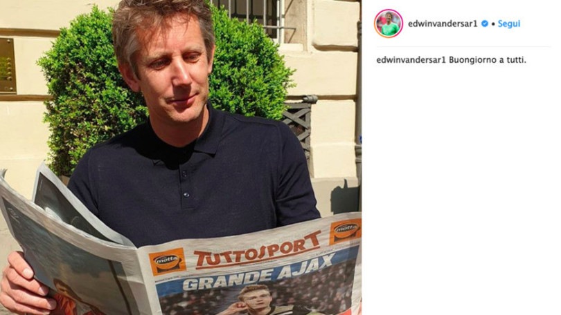 Ajax, Van Der Sar si gode la vittoria con...Tuttosport