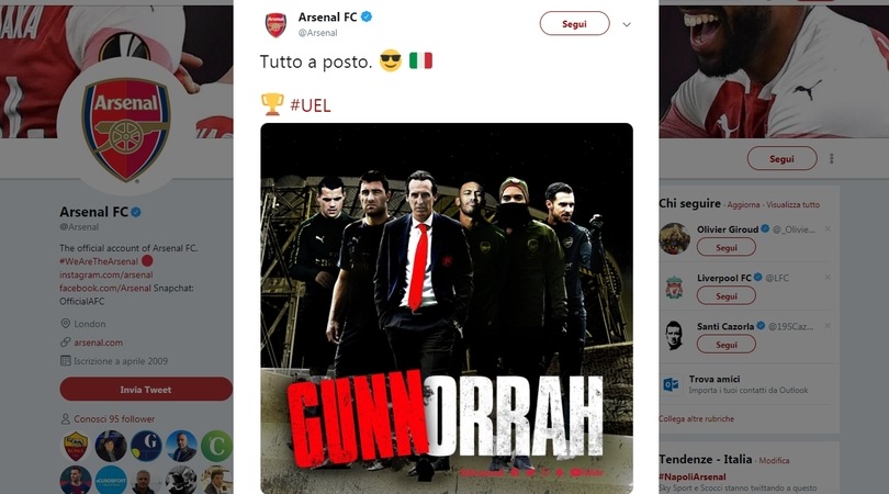 L'Arsenal vince a Napoli ed esulta citando Gomorra