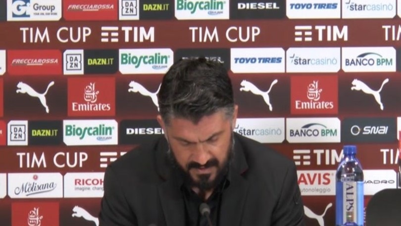 Gattuso: "Cori razzisti? Spero Mazzoleni non abbia sentito"