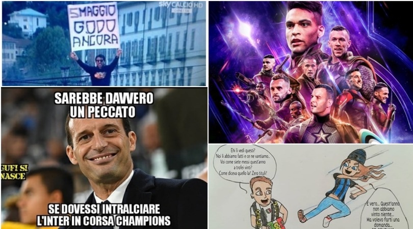 Inter-Juve sui social è già iniziata: battaglia a colpi di sfottò