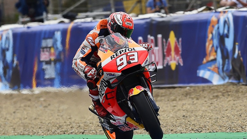 MotoGp, Jerez: Marquez domina e trionfa, Rossi sesto