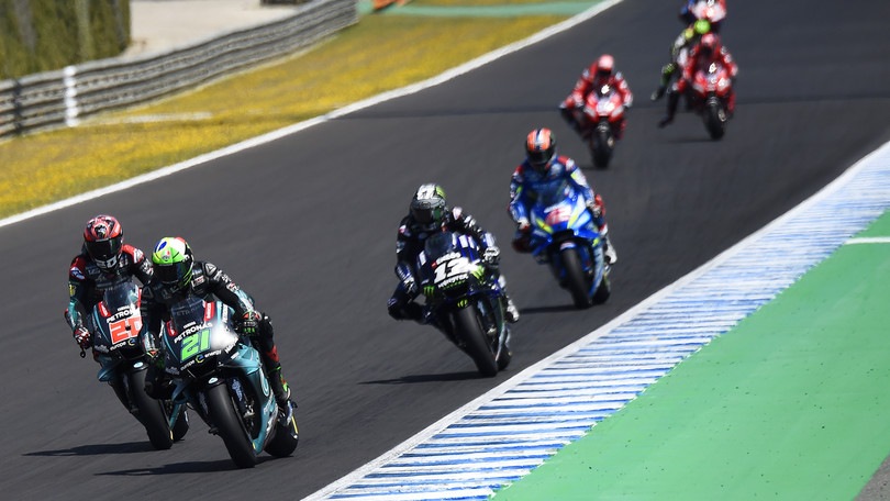 MotoGp, test Jerez: a metà giornata guida Quartararo, indietro Rossi