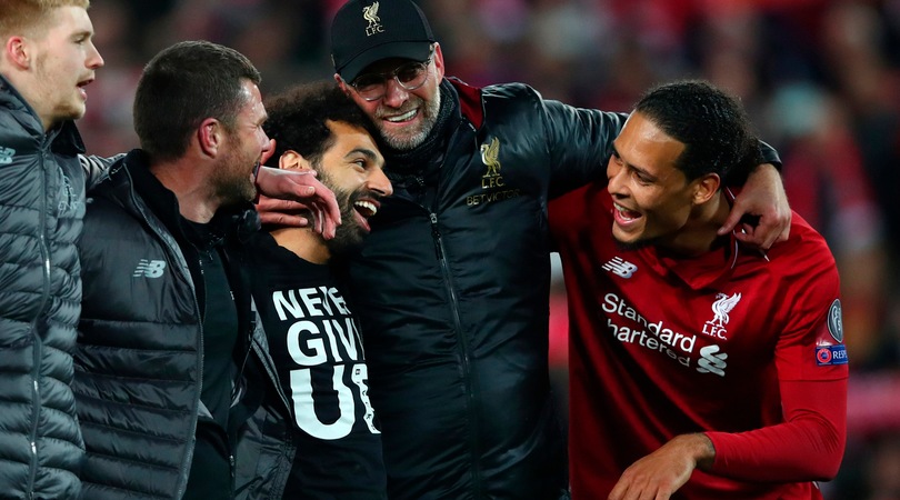 Liverpool, serata storica: festa in campo con Salah!