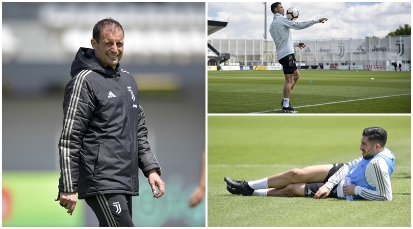 Juve: Allegri attende, Ronaldo gioca, Emre Can fa il Platini