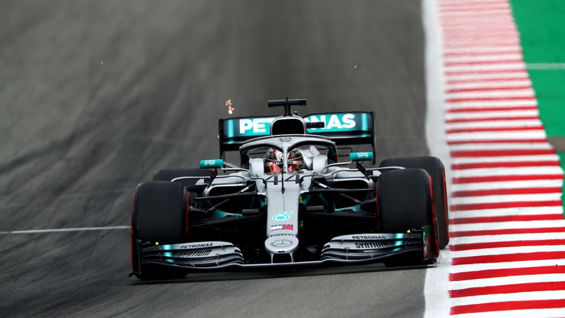 F1 Spagna: terze libere ad Hamilton, Leclerc secondo