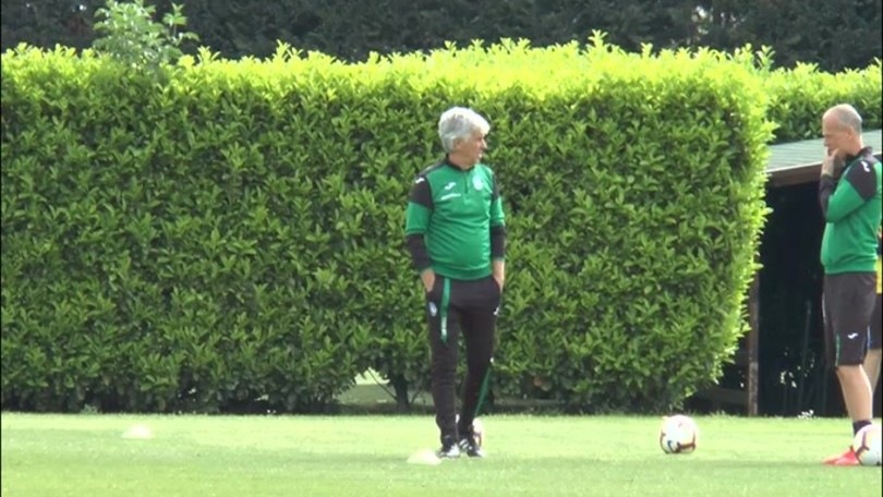 Atalanta, allenamento a Zingonia prima di partire per Roma