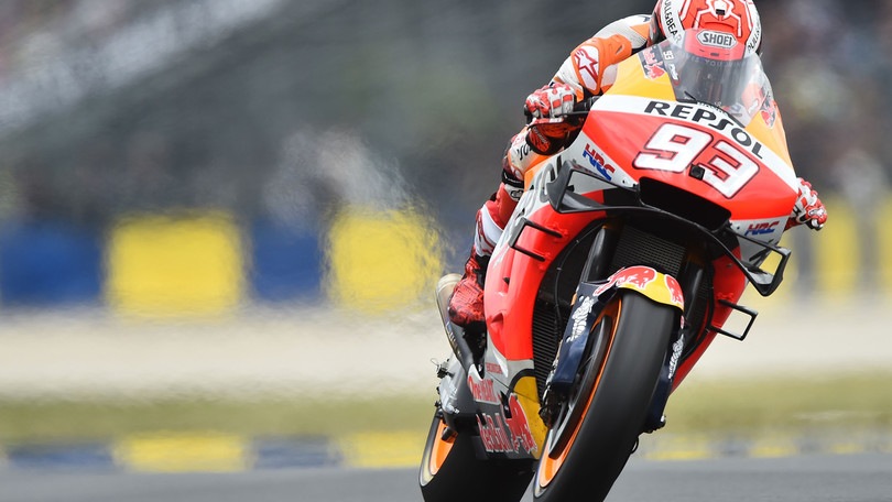 Marquez in pole a Le Mans, vittoria a 1,75
