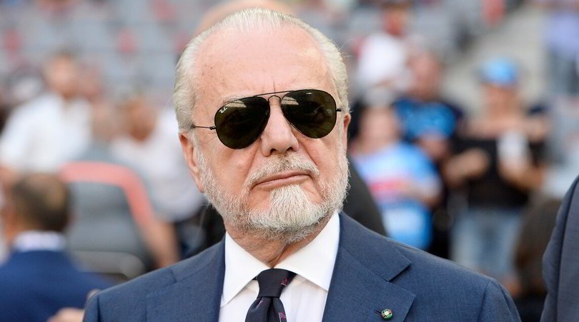Napoli, De Laurentiis: «Scudetto? Le speranze non muoiono mai»