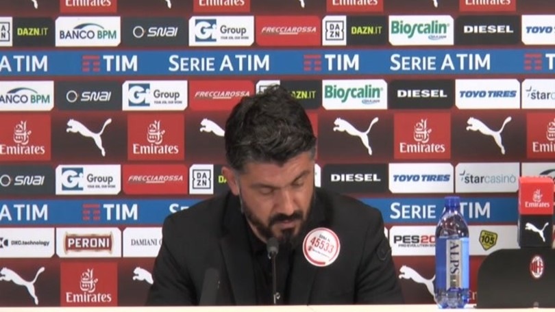 Gattuso: "Donnarumma ci ha tenuto in partita"