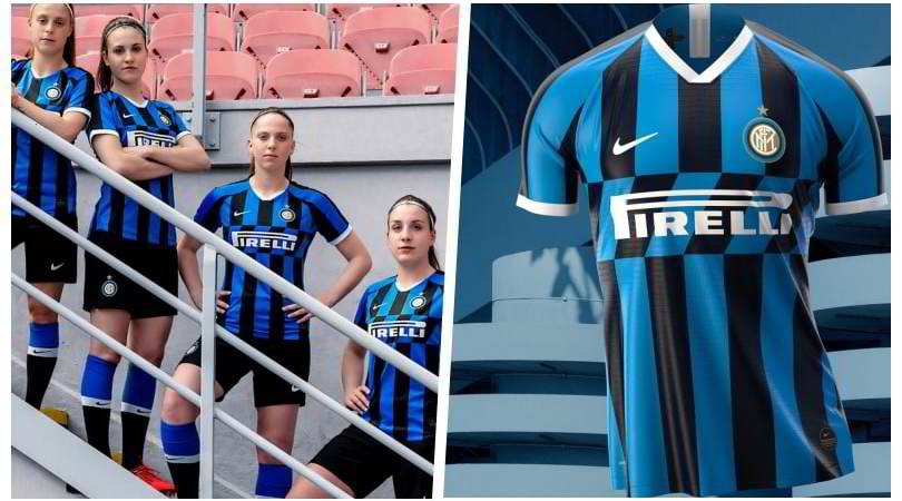 Inter, strisce diagonali sulle nuove maglie