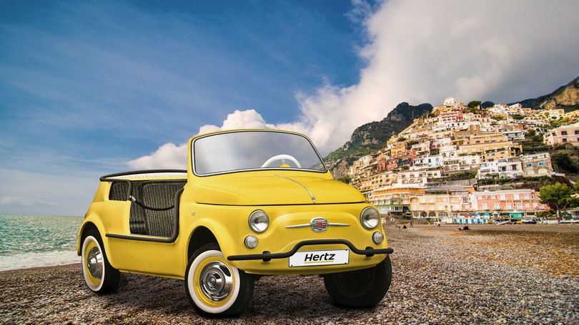 Garage Italia e Hertz insieme per il noleggio della Fiat 500 Jolly Icon-e