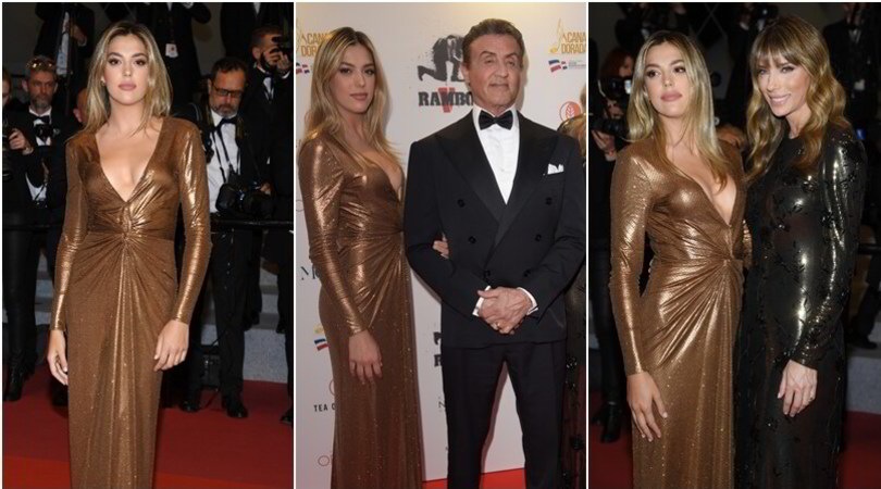 Sistine Stallone da incanto: splende sul red carpet a Cannes