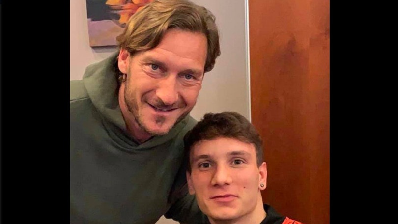 Totti, visita speciale a Manuel Bortuzzo