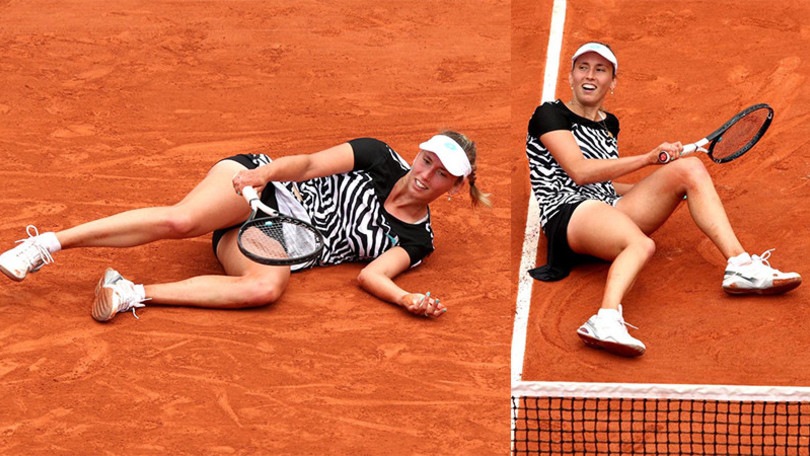 Mertens cade al Roland Garros!