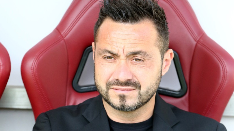 De Zerbi: "Roma? Per ora poco o nulla. Non conosco il mio futuro"