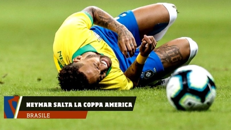 Brasile, Neymar salta la Coppa America