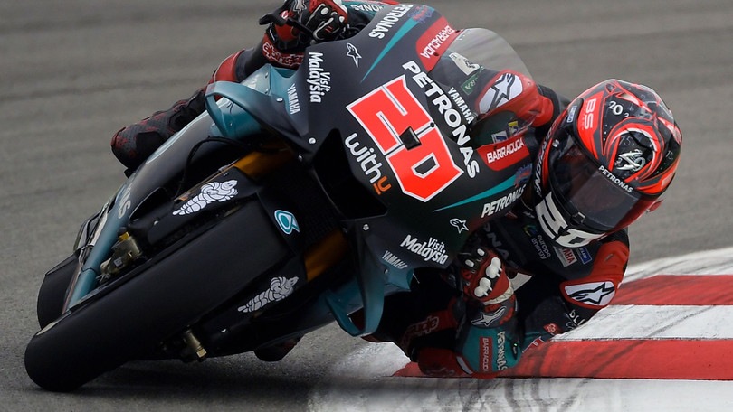 Gp Catalogna: Quartararo davanti, Rossi settimo nelle ultime libere
