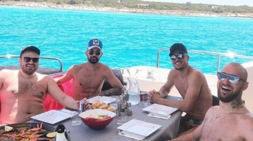 Milinkovic, relax a Formentera con la paella. E la Juve vigila...